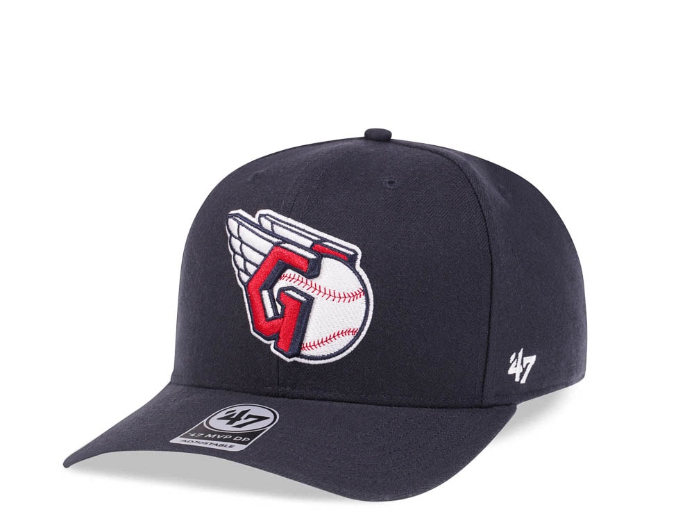 47Brand Cleveland Guardians Classic DP Cold Zone Navy Snapback Casquette