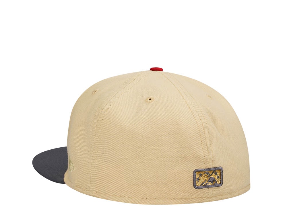 New Era Charleston Alley Cats Vegas Gold Prime Two Tone Edition 59Fifty Fitted Casquette