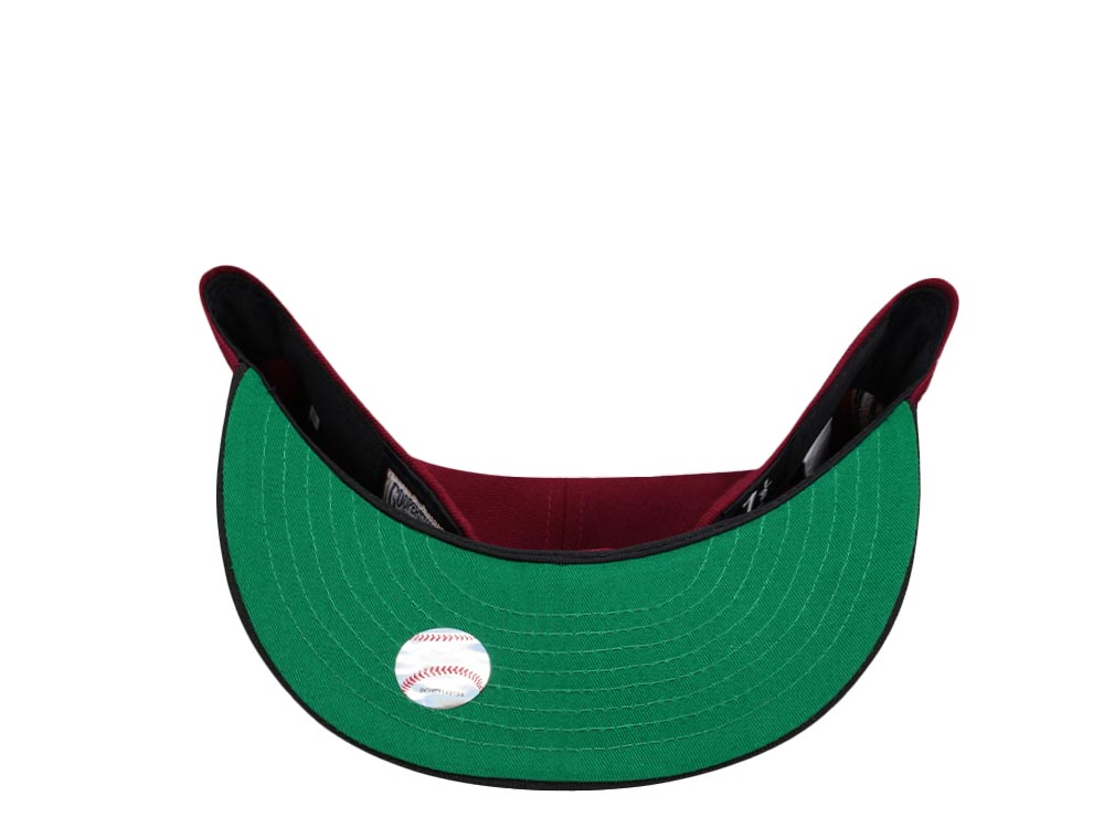 New Era Washington Nationals Stadium Anniversary Smooth Red Two Tone Throwback Edition 59Fifty Fitted Casquette