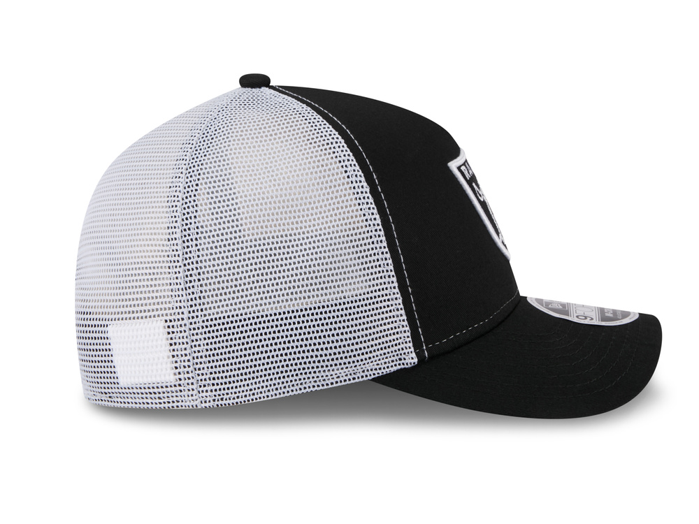 New Era Las Vegas Raiders Official Team Color Edition 9Forty M Crown A Frame Trucker Snapback Casquette