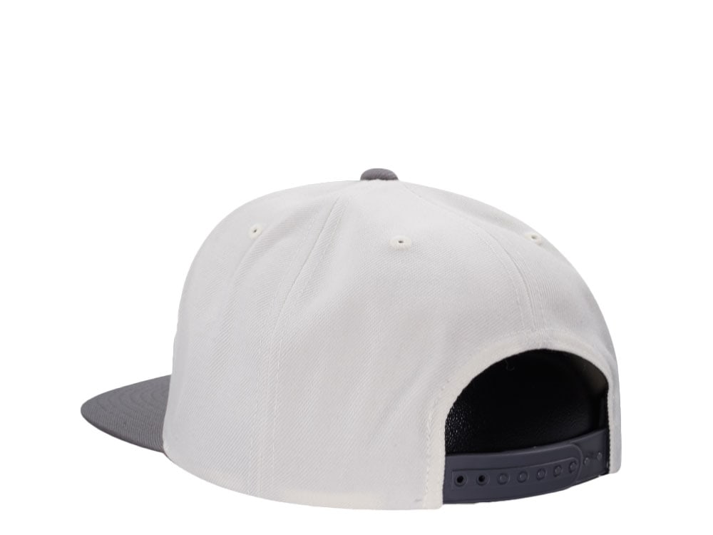 Brixton Supply Logo White Snapback Casquette