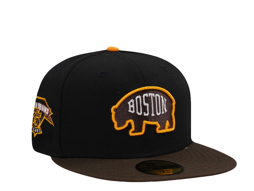 New Era Boston Bruins 75th Anniversary Walnut Two Tone Edition 59Fifty Fitted Casquette