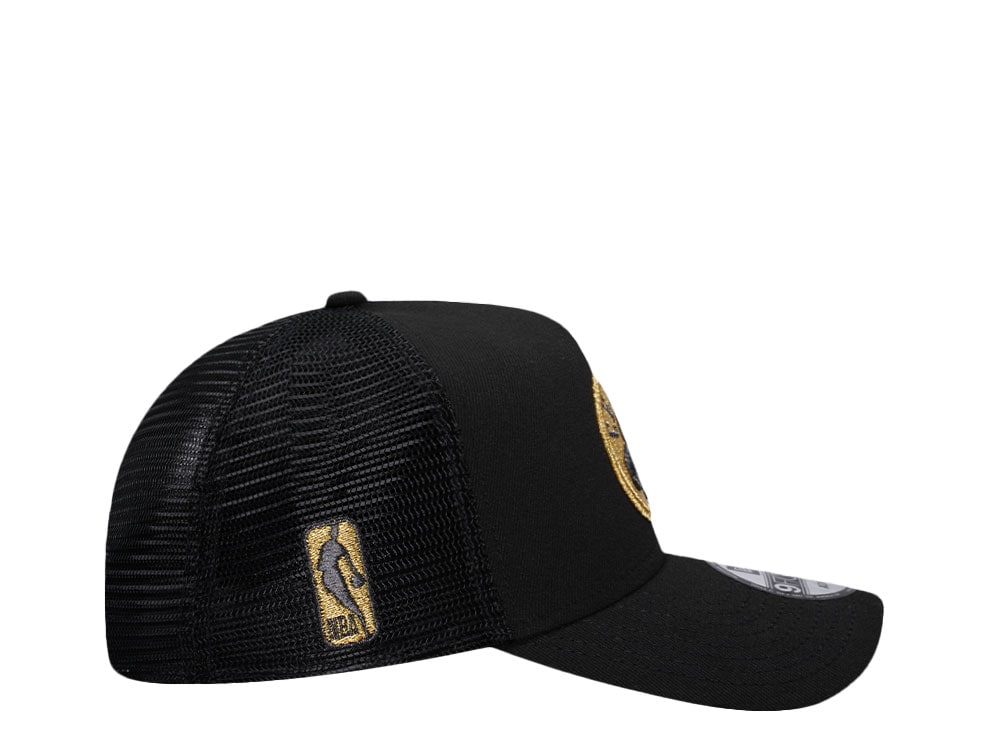New Era Boston Celtics Black Gold Classic Trucker Edition A Frame 9Forty Casquette