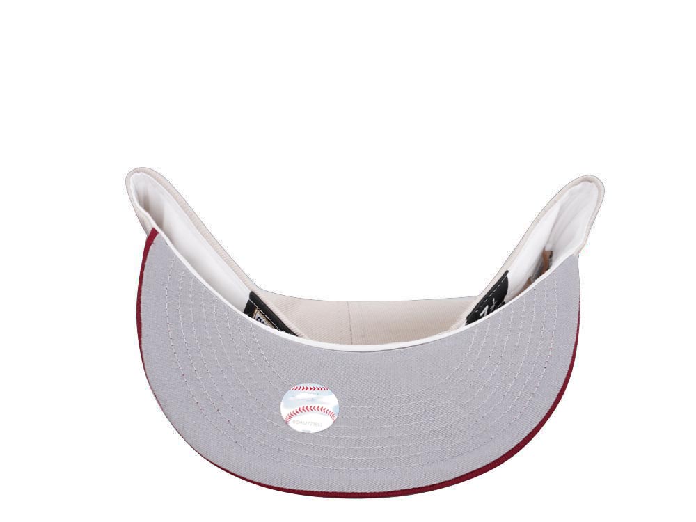 New Era Philadelphia Phillies World Series 2008 Stone Glow Two Tone Edition 59Fifty Fitted Casquette