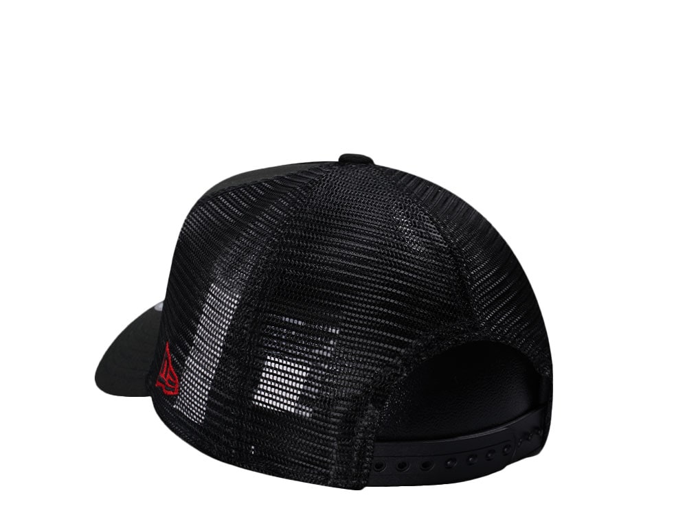 New Era Toronto Blue Jays Black Red 40th Anniversary Trucker 9Forty A Frame Snapback Casquette