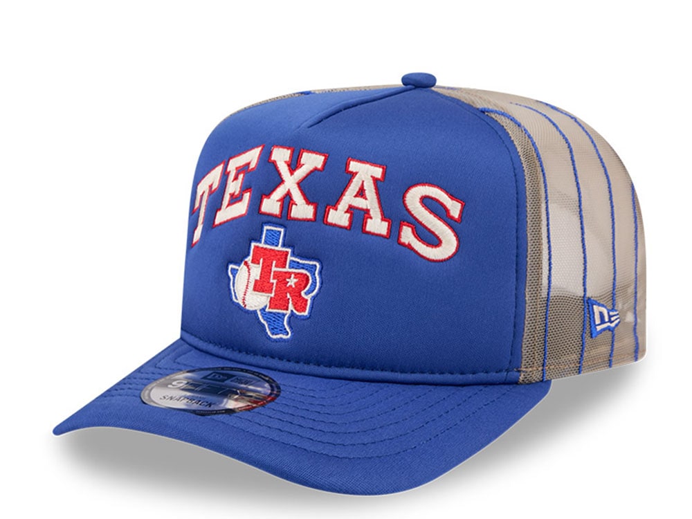 New Era Texas Rangers Arched 9Fifty A Frame Trucker Snapback Casquette