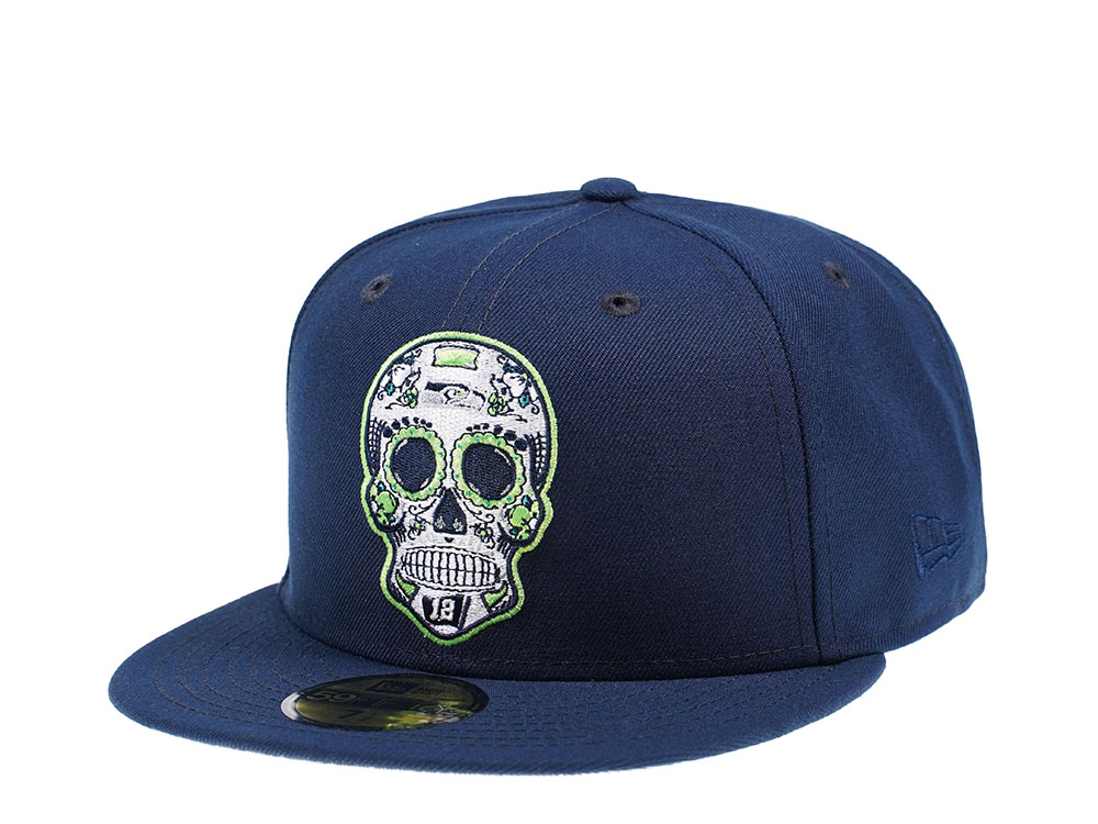 New Era Seattle Seahawks Skull Edition 59Fifty Fitted Casquette