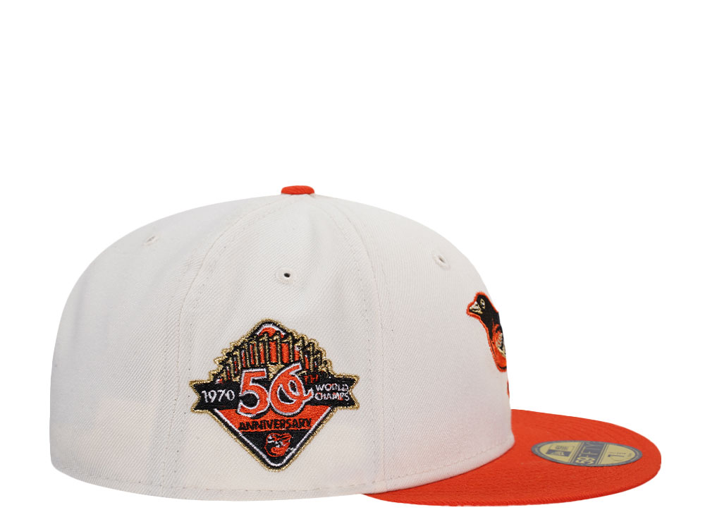 New Era Baltimore Orioles 50th Anniversary Chrome Two Tone Edition 59Fifty Fitted Casquette