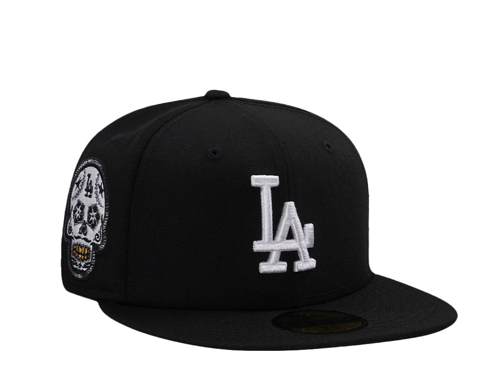 New Era Los Angeles Dodgers Skull Black Prime Edition 59Fifty Fitted Casquette