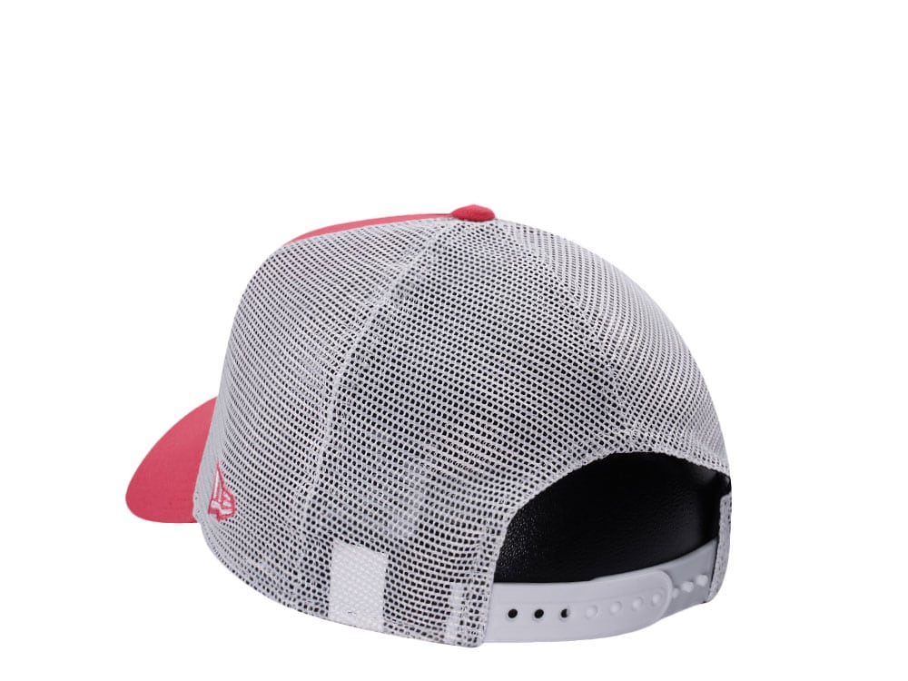 New Era Miami Heat Coral Pink Prime Edition 9Forty A Frame Trucker Snapback Casquette