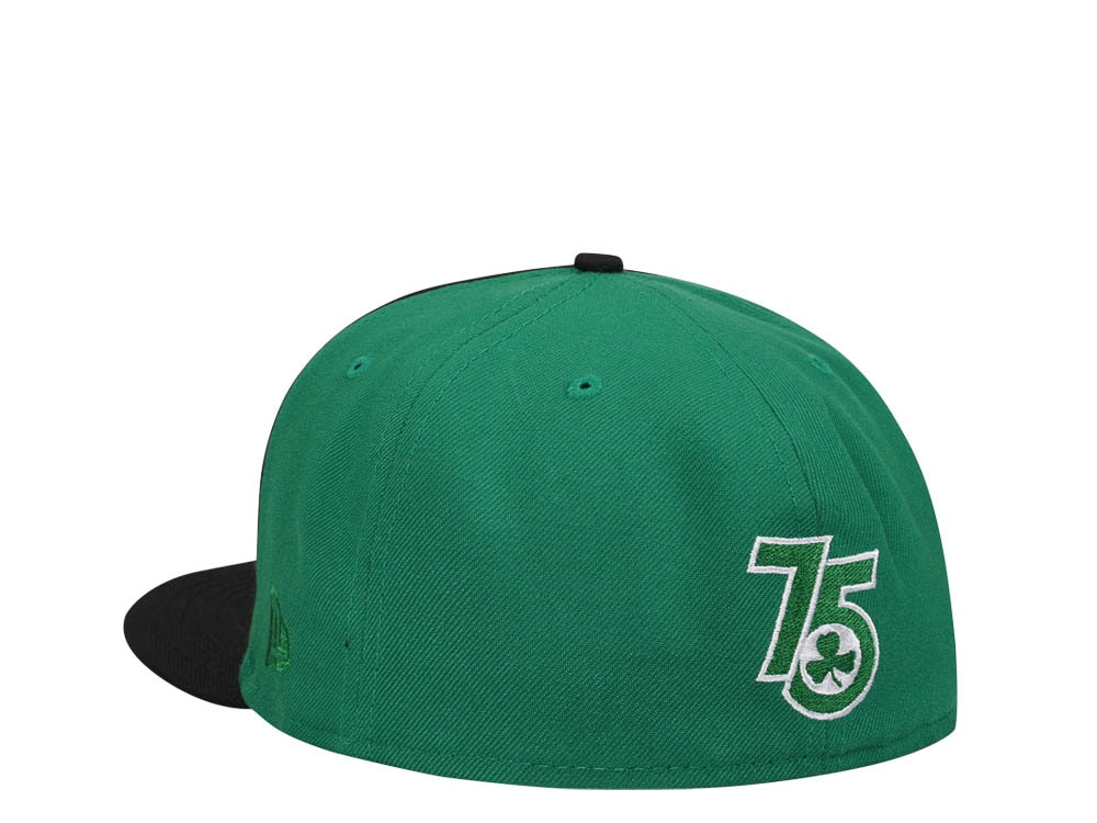 New Era Boston Celtics Chrome Black Green Two Tone Edition 59Fifty Fitted Casquette