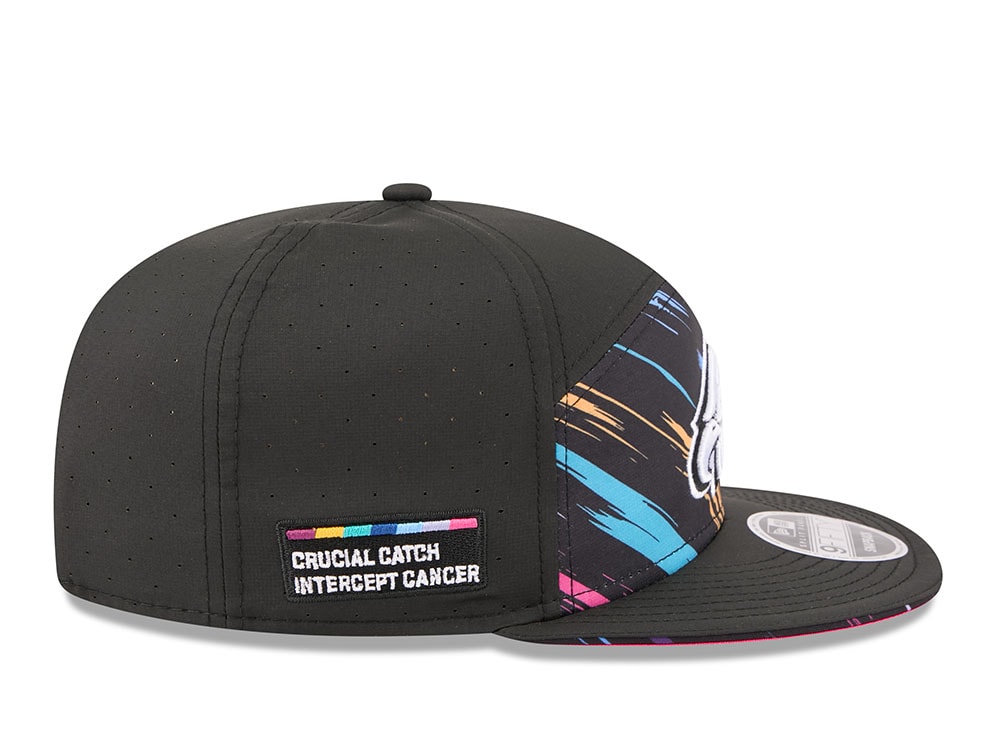 New Era Philadelphia Eagles Crucial Catch 2026 Black Edition 9Fifty Split Panel Snapback Casquette