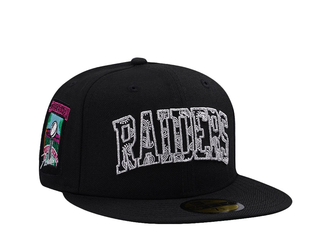 New Era Las Vegas Raiders Super Bowl XI Wool Black Prime Edition 59Fifty Fitted Casquette