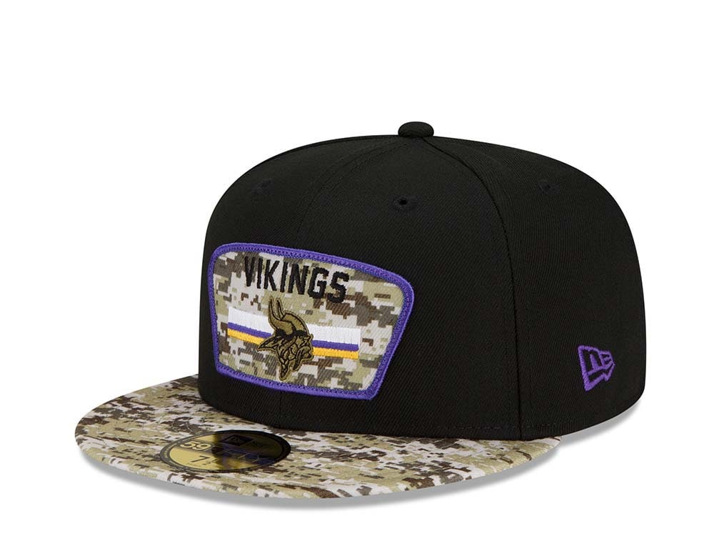 New Era Minnesota Vikings Salute to Service 21 59Fifty Fitted Casquette