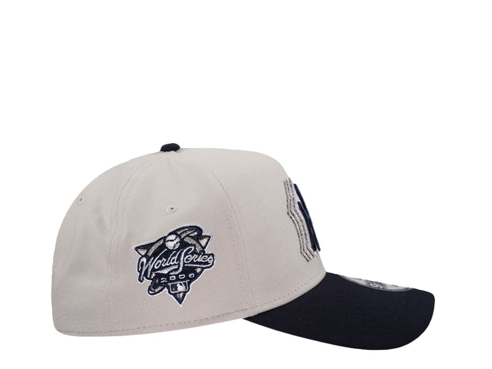 New Era New York Yankees World Series 2000 Fade Stone Two Tone Edition 9Forty A Frame Snapback Casquette
