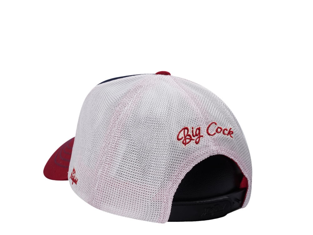 Hatfield Big Cock Navy White Trucker Snapback Casquette