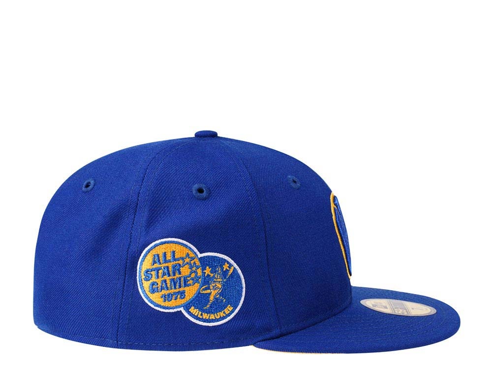 New Era Milwaukee Brewers All Star Game 1975 Yellow Pop Edition 59Fifty Fitted Casquette