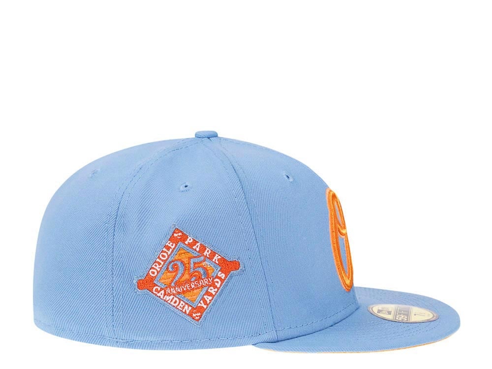 New Era Baltimore Orioles 25th Anniversary Cool Mango Edition 59Fifty Fitted Casquette