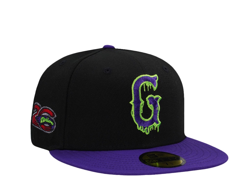 New Era Greenville Drive 26th Anniversary Purple Two Tone Edition 59Fifty Fitted Casquette