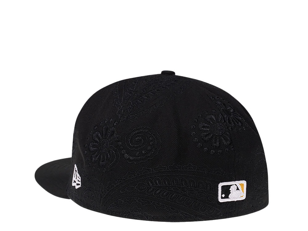 New Era Pittsburgh Pirates Black MLB Swirl 59Fifty Fitted Casquette