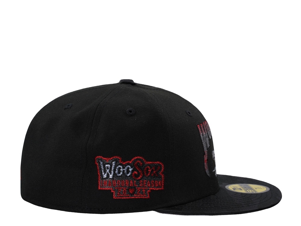 New Era Worcester Red Sox Black Camouflage Prime Edition 59Fifty Fitted Casquette