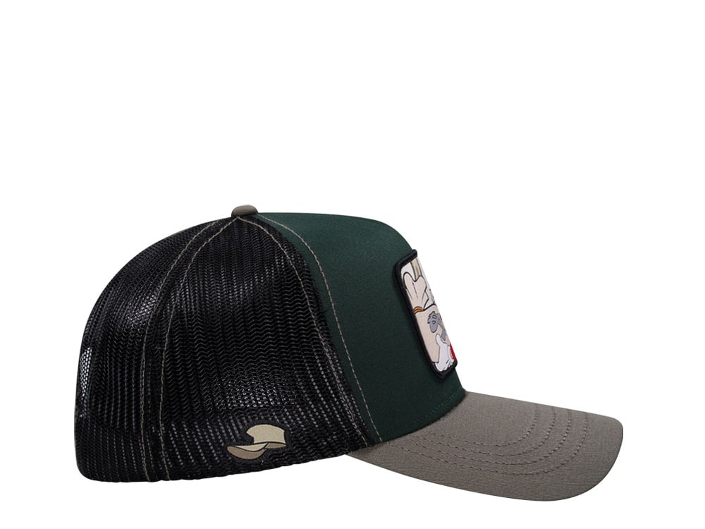 Capslab Disney Rapetou Green Grey Trucker Snapback Casquette