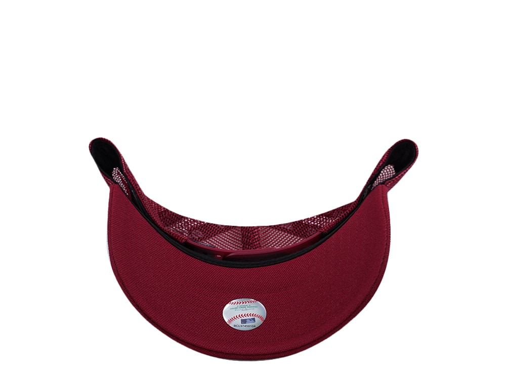 New Era New York Yankees Rose Chrome Two Tone Edition 9Forty A Frame Trucker Snapback Casquette