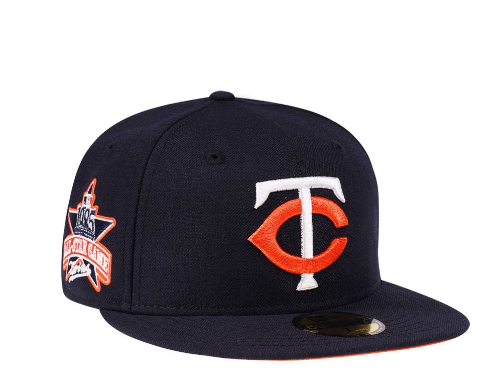 New Era Minnesota Twins All Star Game 1985 Navy Tangerine Edition 59Fifty Fitted Casquette