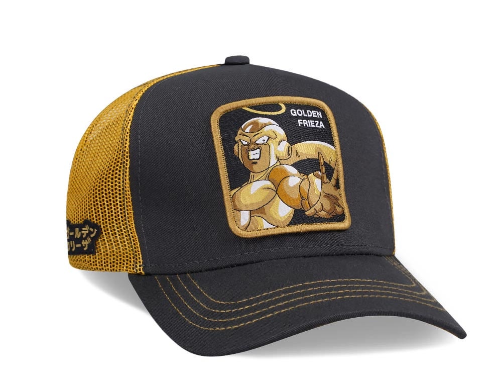 Capslab Dragon Ball Super Golden Frieza Grey/Yellow Trucker Snapback Casquette