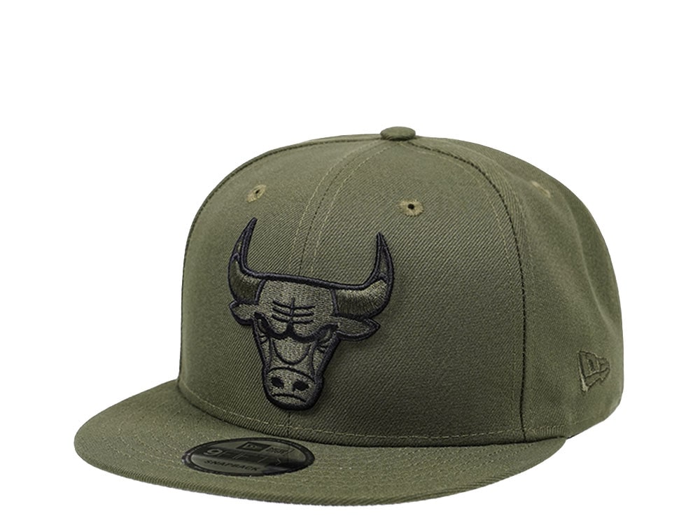 New Era Chicago Bulls Rifle Green Edition 9Fifty Snapback Casquette