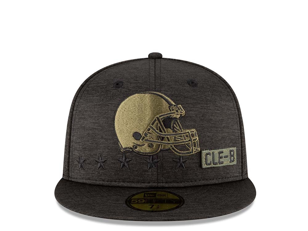 New Era Cleveland Browns Salute to Service 2020 Fitted 59Fifty Casquette