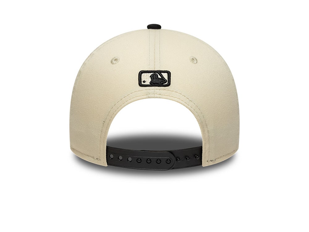 New Era New York Mets Side Script Two Tone 9Forty M Crown Snapback Casquette