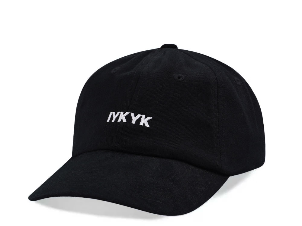 Good Hats IYKYK Black Basic Edition Dad Hat Snapback Casquette