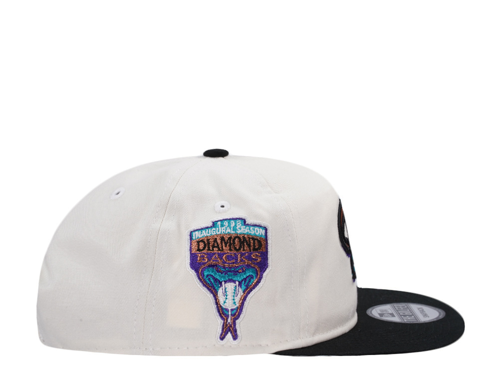 New Era Arizona Diamondbacks Inaugural Season 1998 Chrome Two Tone Edition Golfer Snapback Casquette