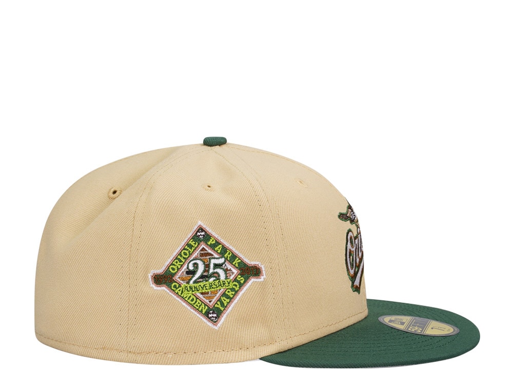 New Era Baltimore Orioles 25th Anniversary Camden Yards Vegas Two Tone Edition 59Fifty Fitted Casquette