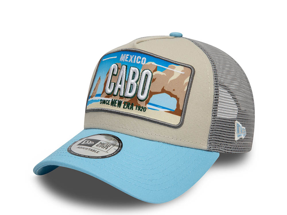 New Era Mexico License Plate 9Forty A Frame Trucker Snapback Casquette