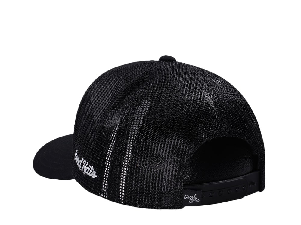 Good Hats Blank Black Trucker Snapback Casquette