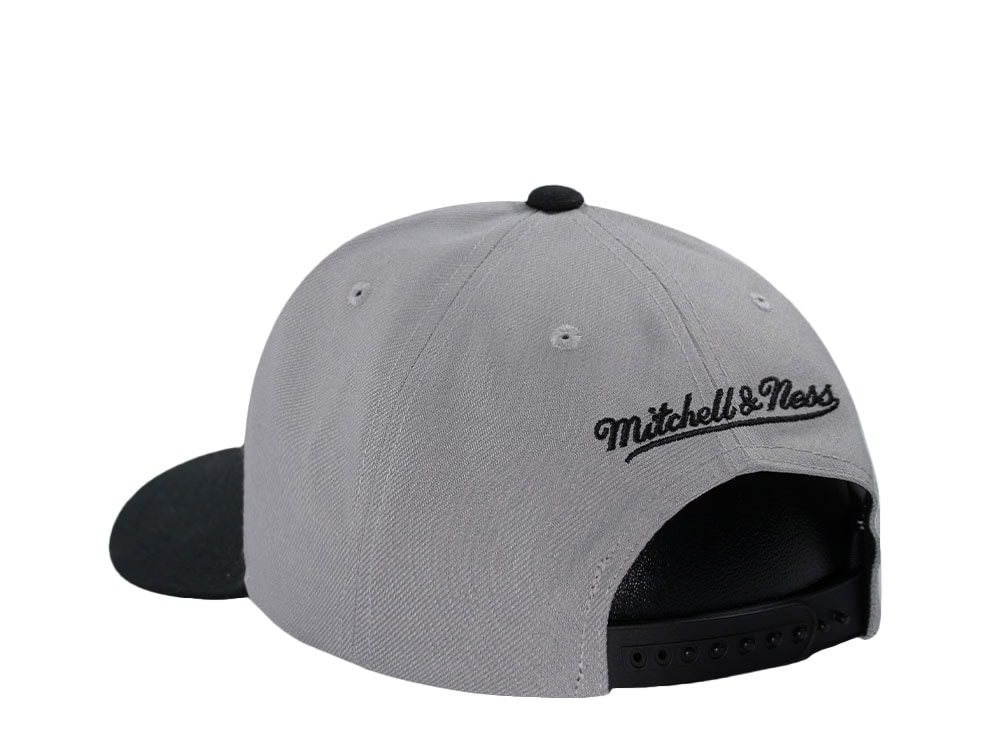 Mitchell & Ness Brooklyn Nets Pro Crown Fit Gray Snapback Casquette