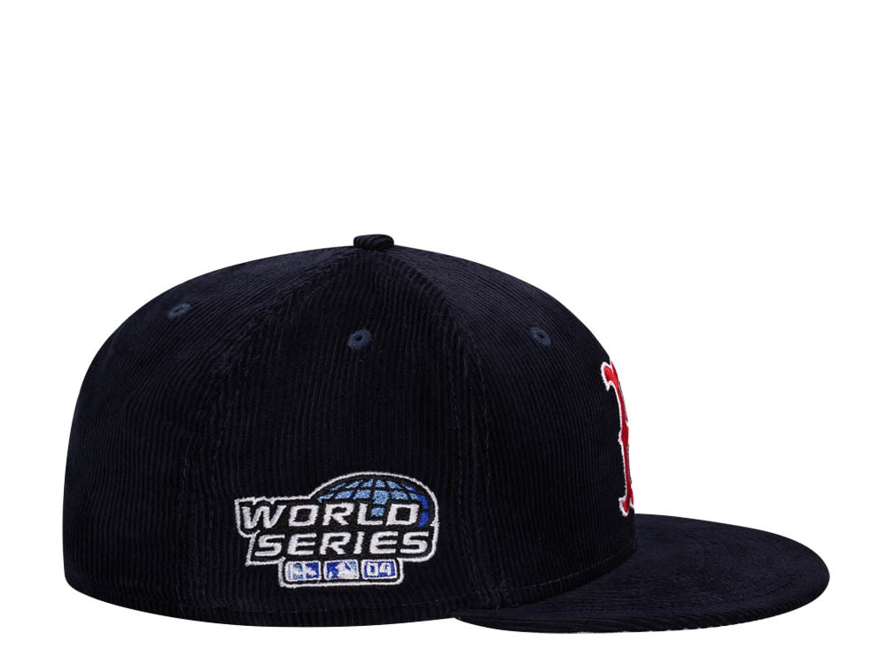 New Era Boston Red Sox World Series 2004 Throwback Cord Edition 59Fifty Fitted Casquette