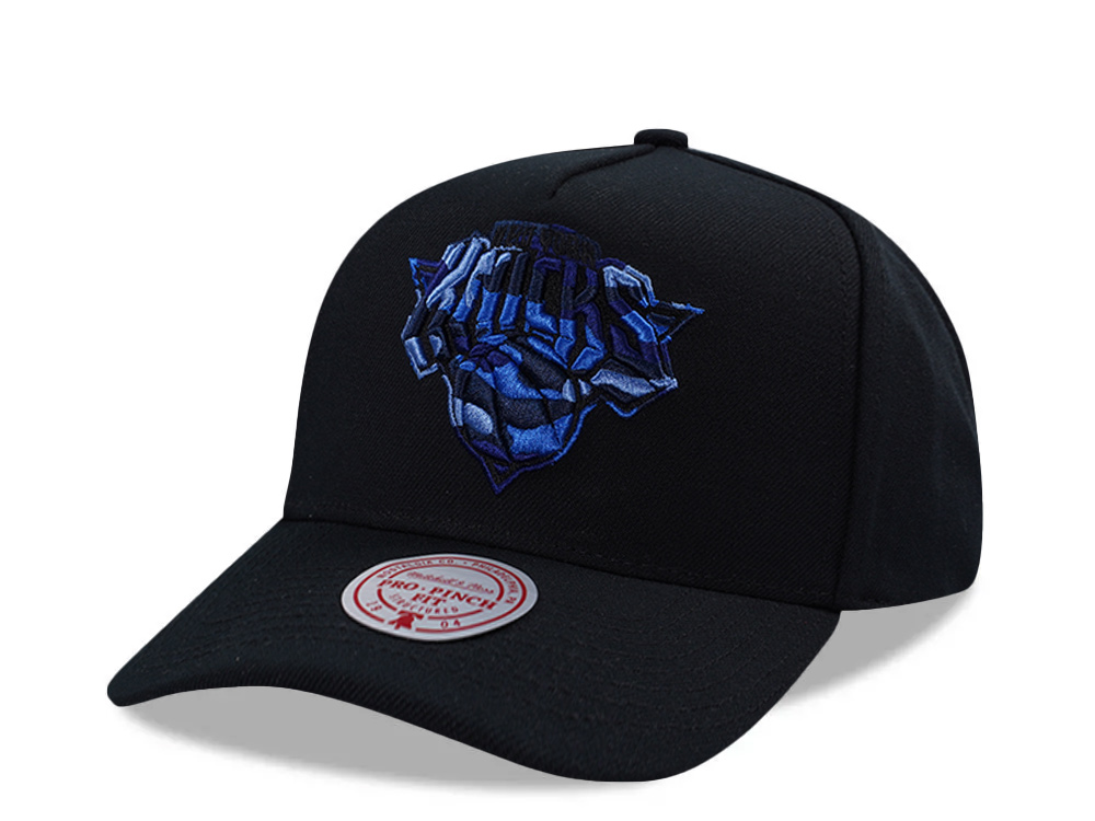 Mitchell & Ness New York Knicks 404 Club Camo Black Edition Pro Pinch Fit Snapback Casquette