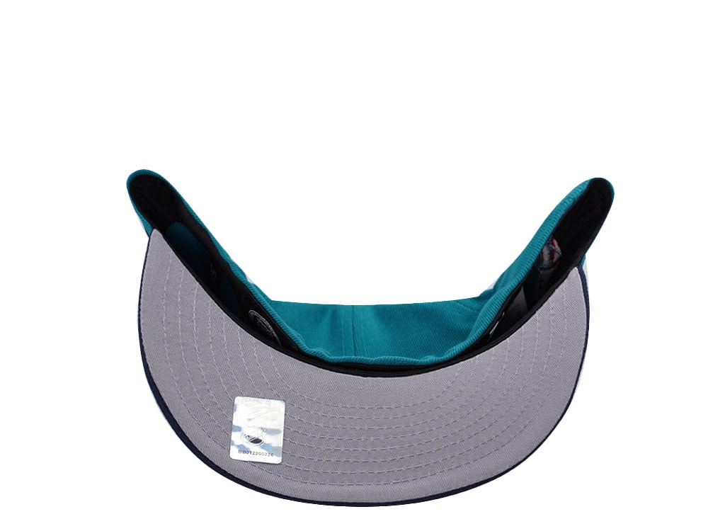 New Era San Jose Sharks 20th Anniversary Aqua Blue Two Tone Edition 59Fifty Fitted Casquette
