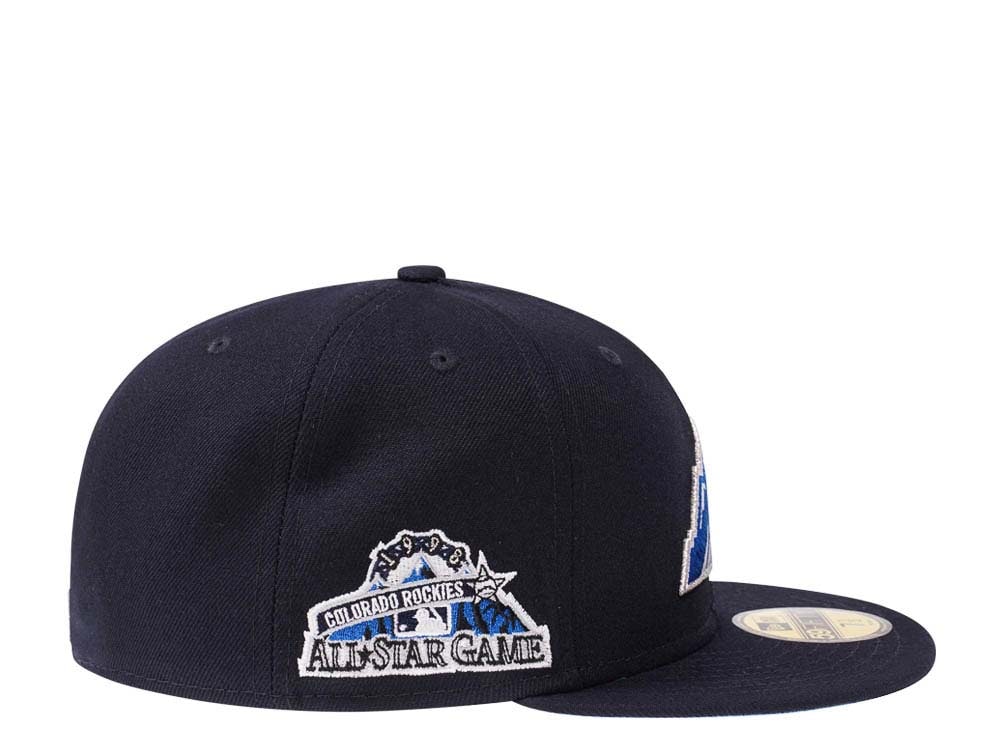 New Era Colorado Rockies All Star Game 1998 Iced Glacier Blue Edition 59Fifty Fitted Casquette