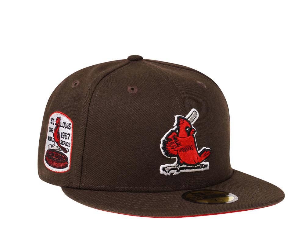 New Era St. Louis Cardinals World Series 1967 Coffee Red Edition 59Fifty Fitted Casquette