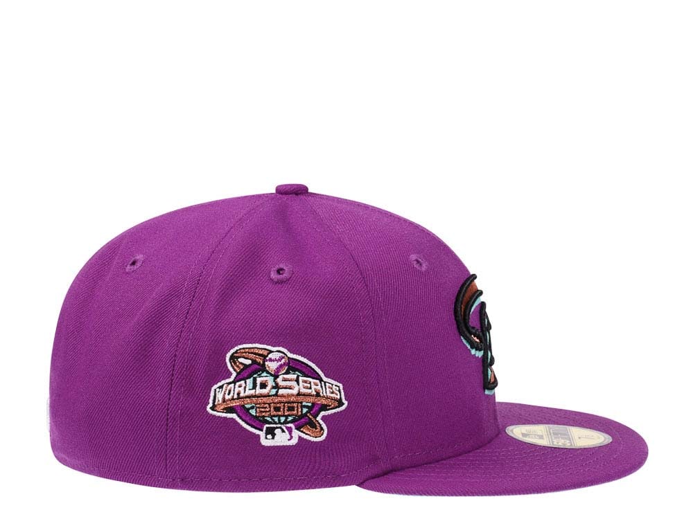 New Era Arizona Diamondbacks World Series 2001 Sparkling Mint Edition 59Fifty Fitted Casquette
