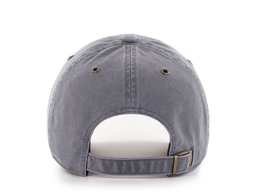 47 Brand Boston Red Sox Suede Visor Light Gray Clean Up Strapback Casquette