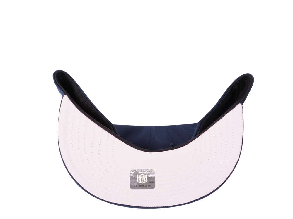 New Era Seattle Seahawks Navy Chainstitchheart Edition 59Fifty Fitted Casquette