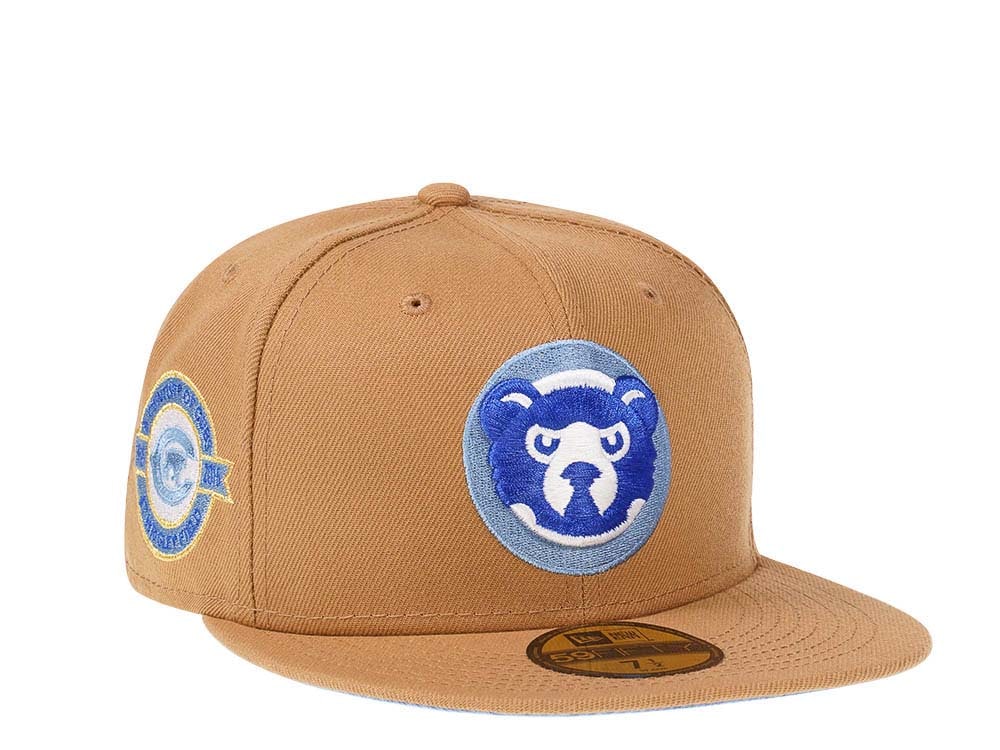 New Era Chicago Cubs 100 Years Wrigley Field Iced Wheat Edition 59Fifty Fitted Casquette