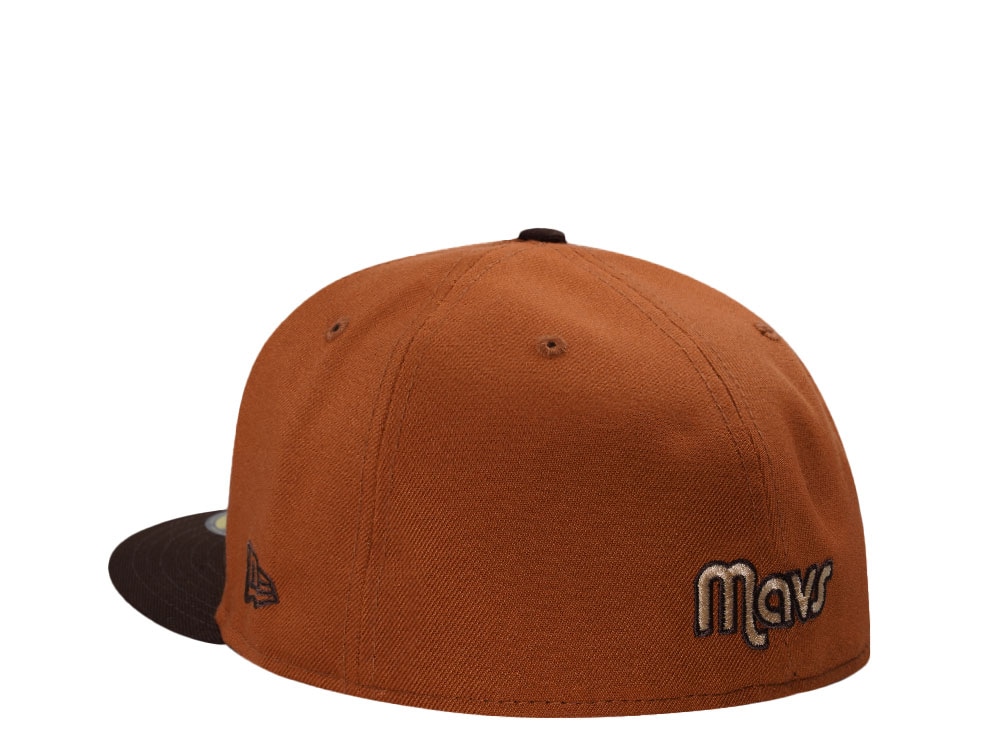 New Era Dallas Mavericks Western Conference Brown Two Tone Edition 59Fifty Fitted Casquette