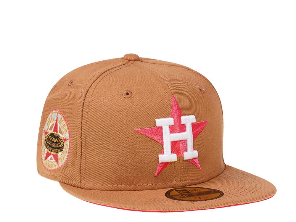 New Era Houston Astros All Star Game 1968 Wheat Lava Edition 59Fifty Fitted Casquette
