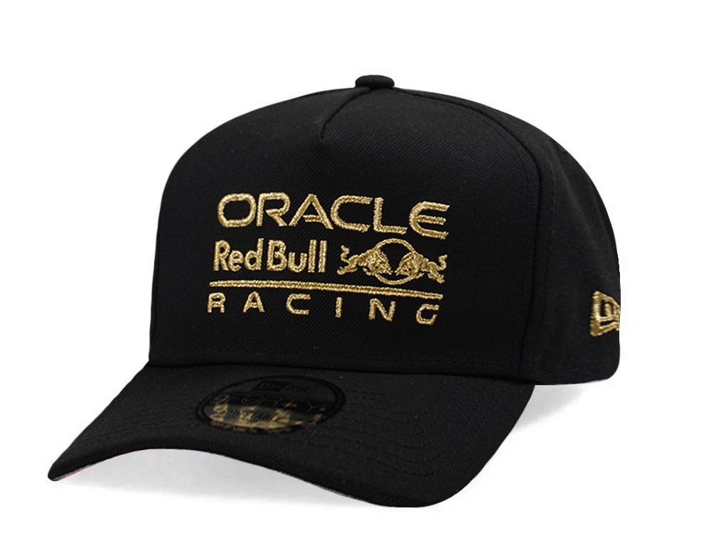 New Era Red Bull F1 Black Gold Prime Edition 9Forty A Frame Snapback Casquette